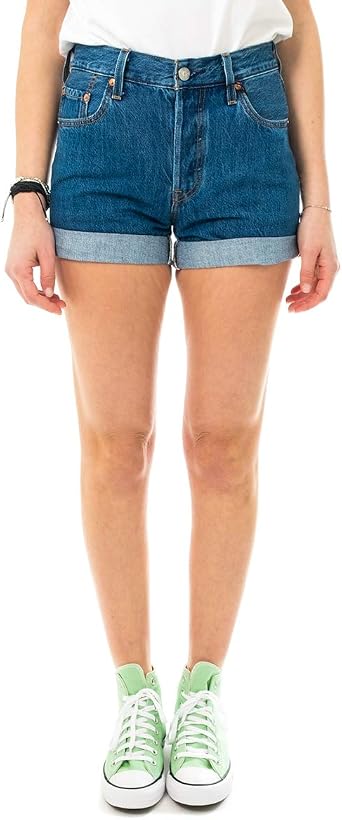 Levi's 501 Short Long Pantaloncini Donna : Amazon.it: Abbigliamento