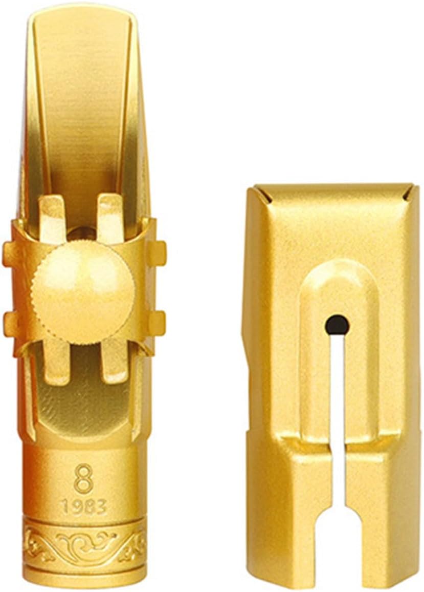 金メッキ サックスマウスピース サックス金属マウスピースサックス用ゴールデンソプラノ