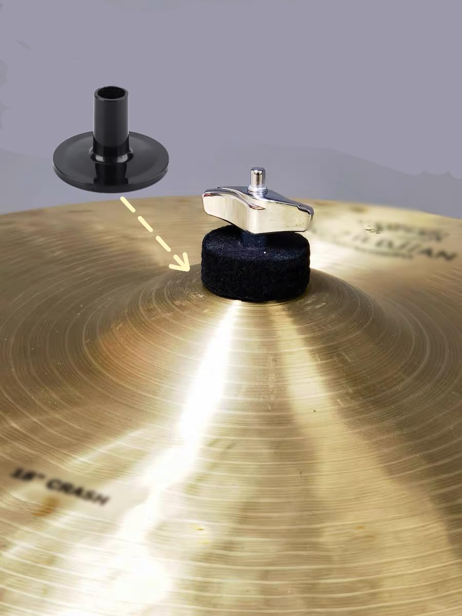 Lot De 8 Manchons De Cymbale Pour Tambour - En Plastique - Accessoires