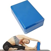 Yoga Block - General Fitness | Qin Exercise Equipment Industrial Yoga Block | EVA Foam for Support | Non-slip, Lightweight, Durable | Increases Flexibility, Pose Assistance, Beginner, Yogi, Yogini