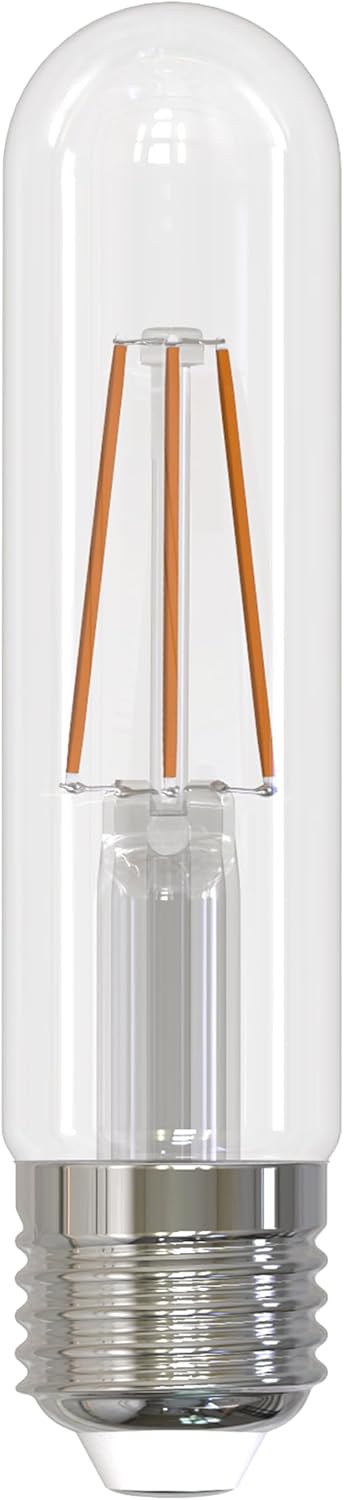 Bulbrite 776947 LED Filament T9 Light Bulb, 3W 2700k Warm White, Dimmable, E26 Base, Energy-Efficient 25W Equivalent