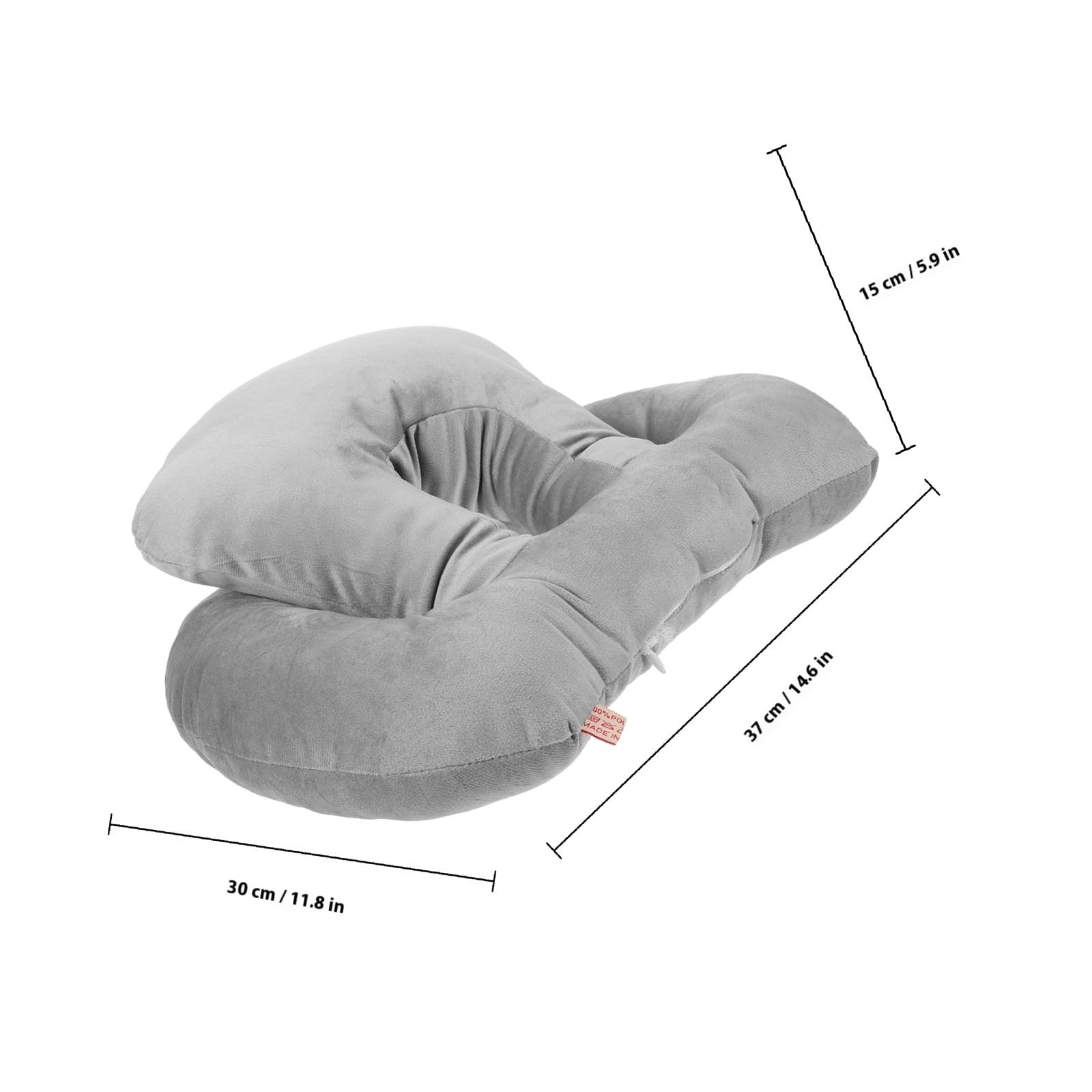 SHINEOFI Almohada Siesta de Escritorio Ergonómica Multifuncional Relleno de Algodón PP y Felpa para Oficina y Hogar Cuidado Columna Cervical