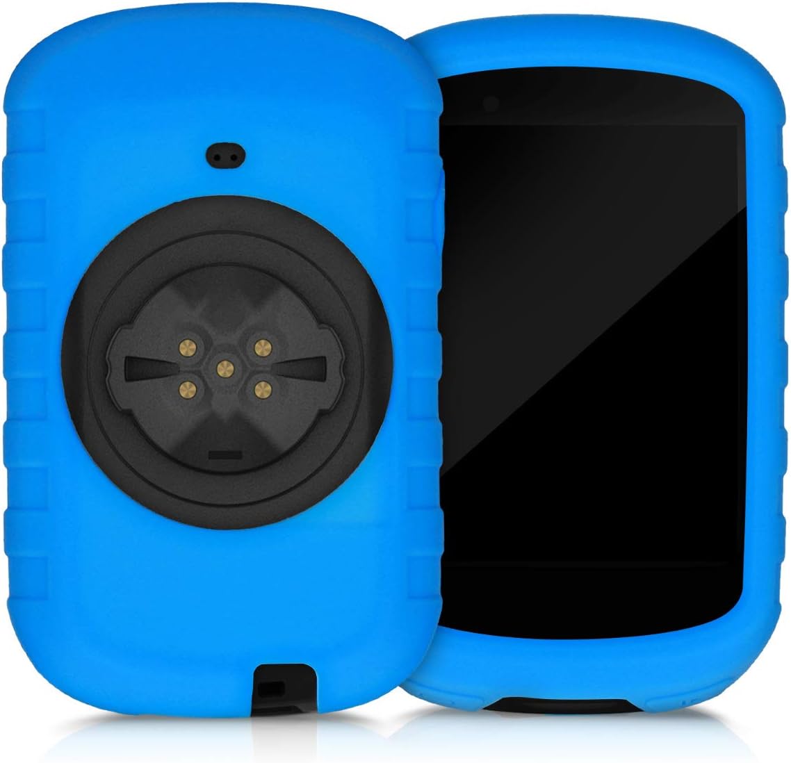 kwmobile case compatible with garmin edge 830 case soft silicone bike gps protective cover black