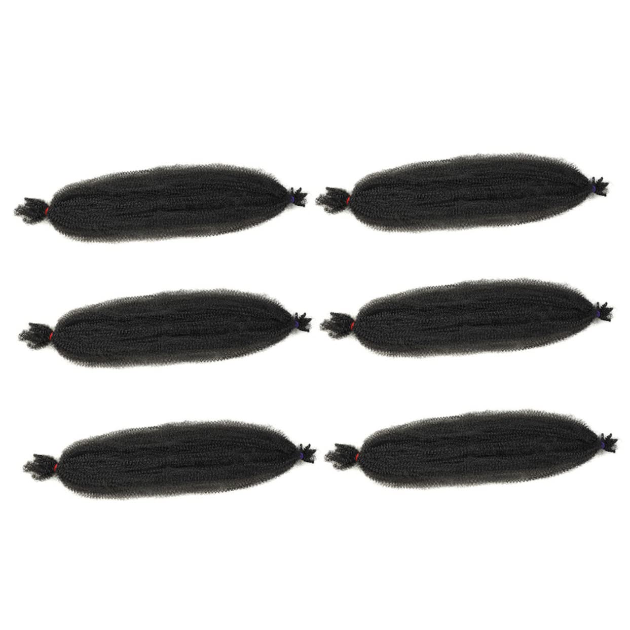 Extensions de cheveux tressés bouclés synthétiques afro volume et pose rapide - 8