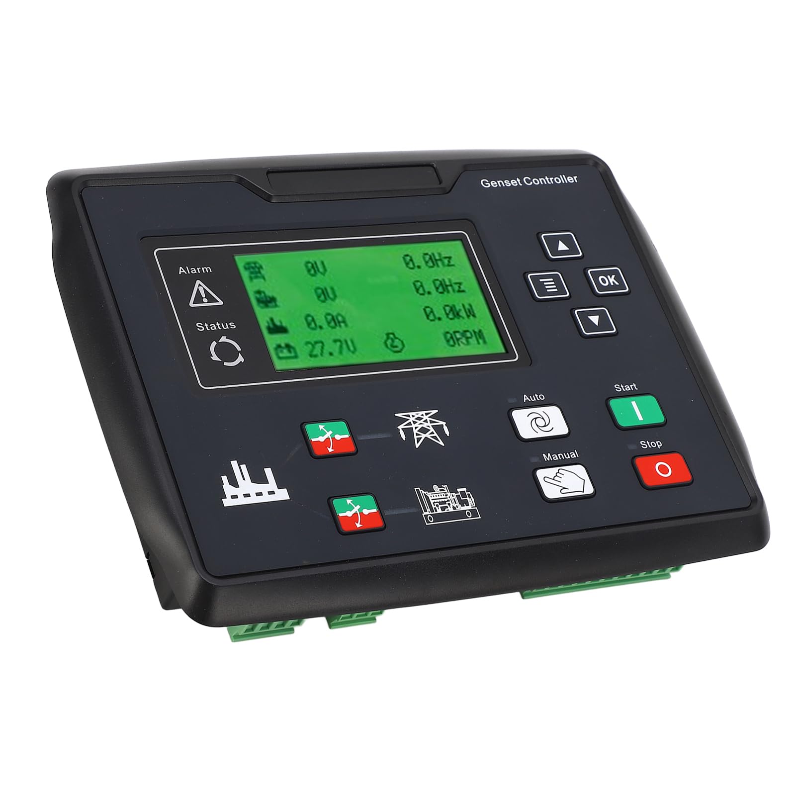 Controlador de Generador Diésel, Tecnología de Micromecanizado de Arranque Automático con Soporte en Varios Idiomas, para Sistemas de Control Automático Industrial