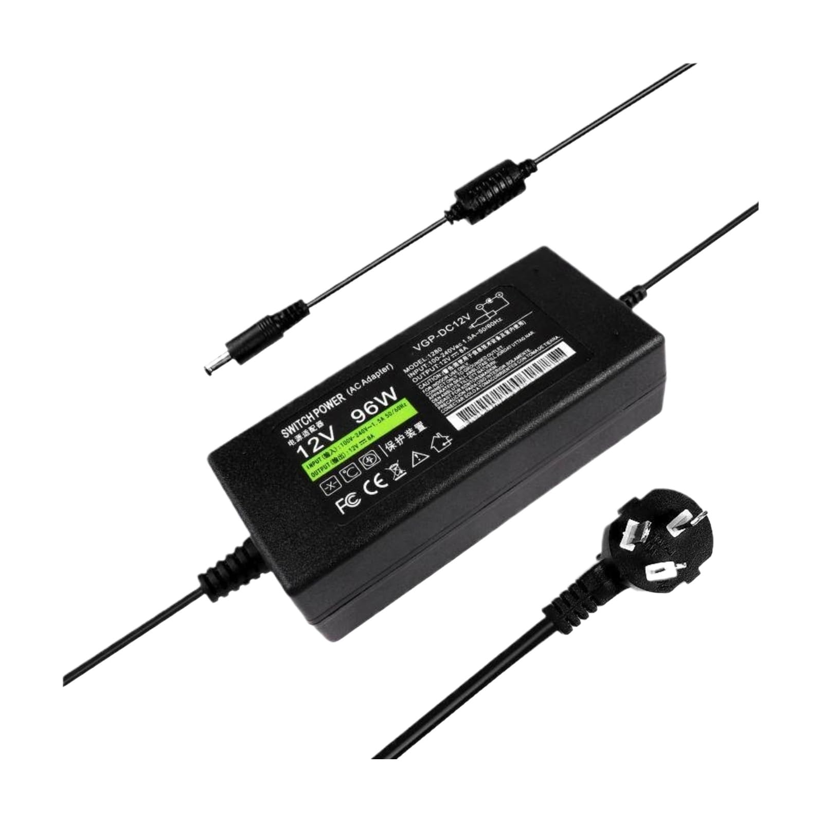 Adaptateur secteur 19V 3A doté d'une interface mâle précise et d'un long câble de 2m - 6