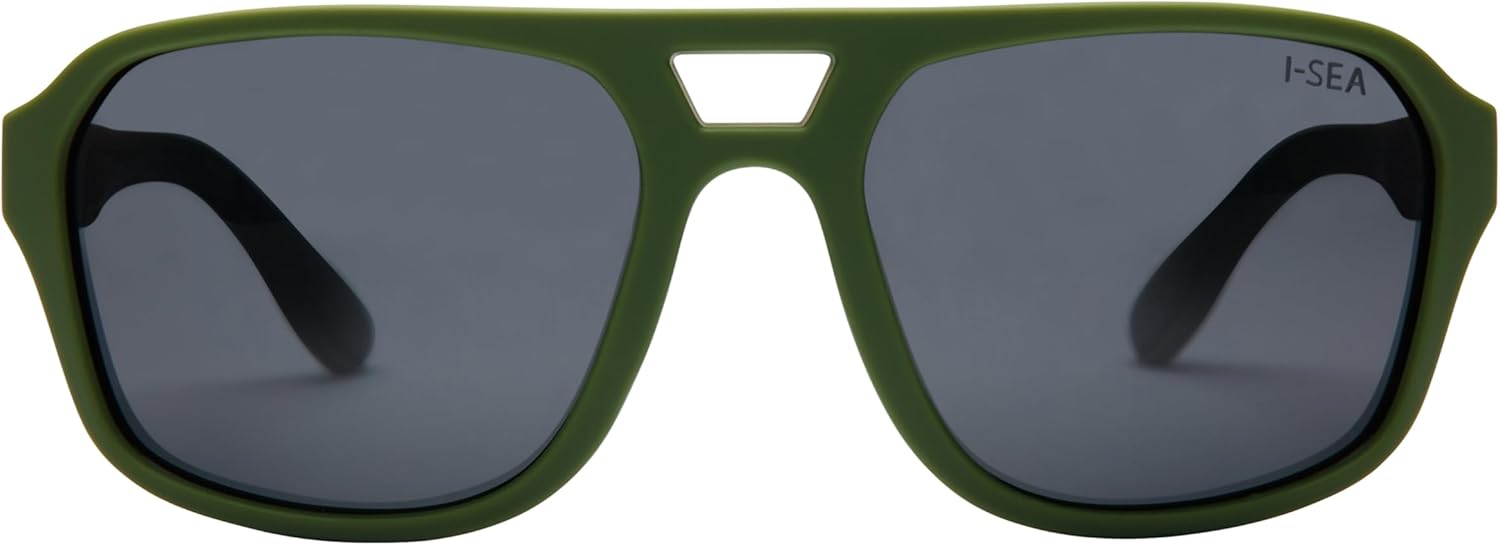 I-SEA Men's Sunglasses - San O - Polarized Scratch Resistant Lenses
