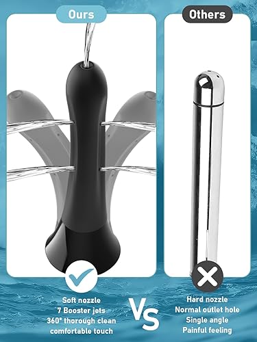 Miniatura 5 de Sistema de enema de ducha anti flujo de ducha para hombres y mujeres, kit de boquilla de enema limpiador accesorio