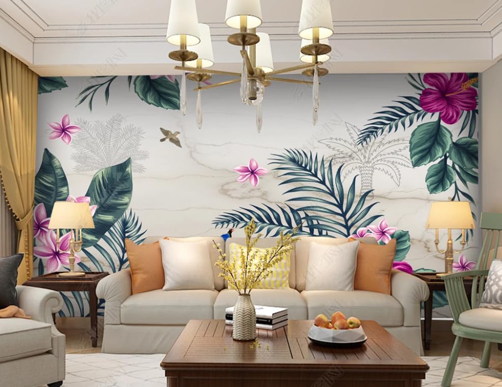 Papier peint intissé forêt tropicale grand format pour habiller un mur vide