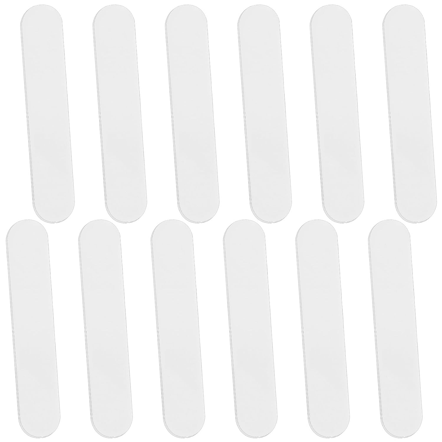 12PCS White Hat Size Reducer, Foam Reducing Tape Sweatband Sizing Tape for Hats and Caps (White)