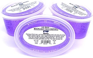 3 Pack Moonlight Path Inspired Aroma Gel Melts™ Gel Wax for Warmers and Burners by The Gel Candle Company Peel, MELT and Enjoy