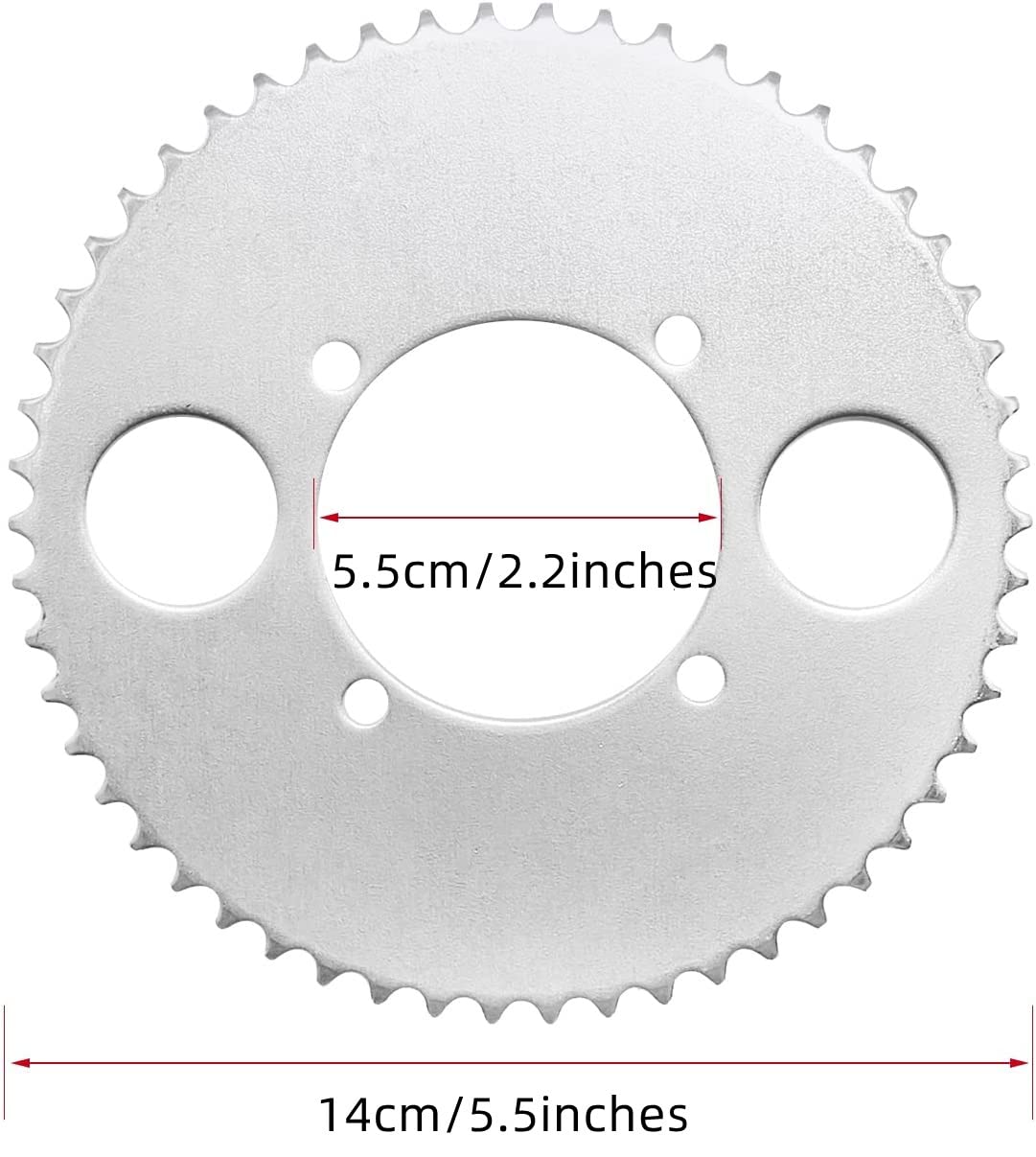 Amazon.com: T8F 54T Tooth Rear Drive Sprocket with T8F 116 Links