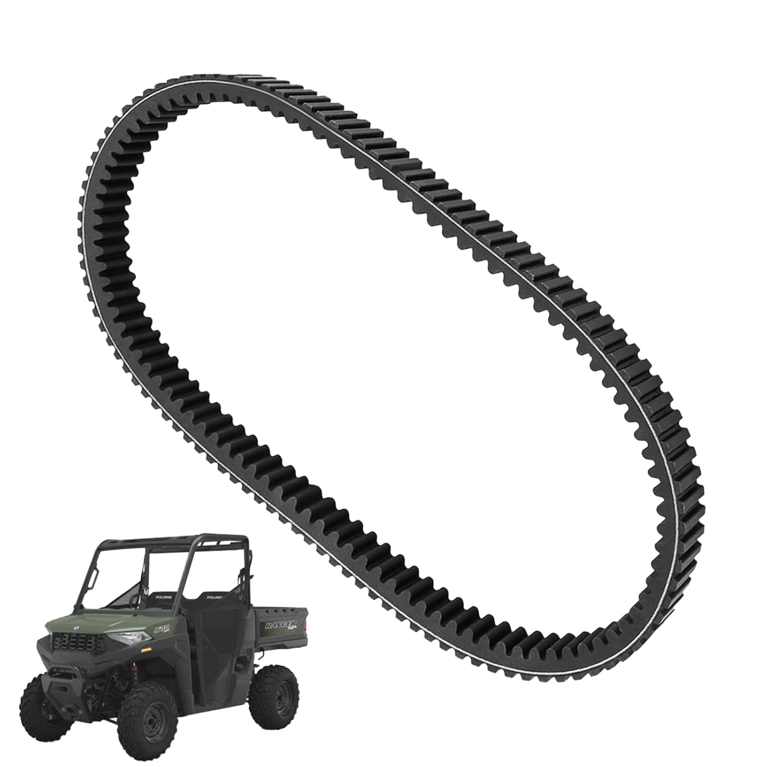 3211218 Heavy Duty Aramid Drive Belt Compatible with Polaris Ranger 1000/Crew 1000 2020-2025 Ranger SP 570/Crew 570 SP 2022-2025 Replacement CVT Belt 3211218