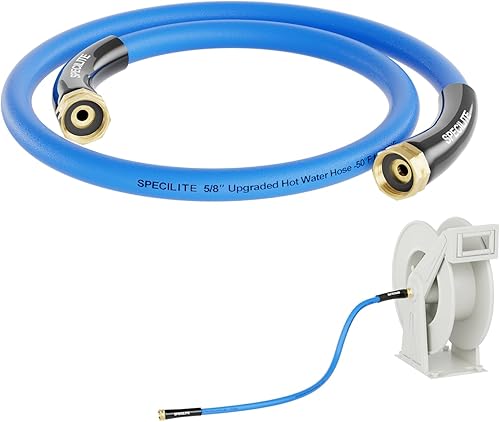 Miniatura 21 de SPECILITE Manguera de Agua para Jardín Caliente/Fría 150 pies x 3/4 pulgadas, -50℉ a 190℉, Resistente, Flexible, Resistencia a Explosión 605 Psi,