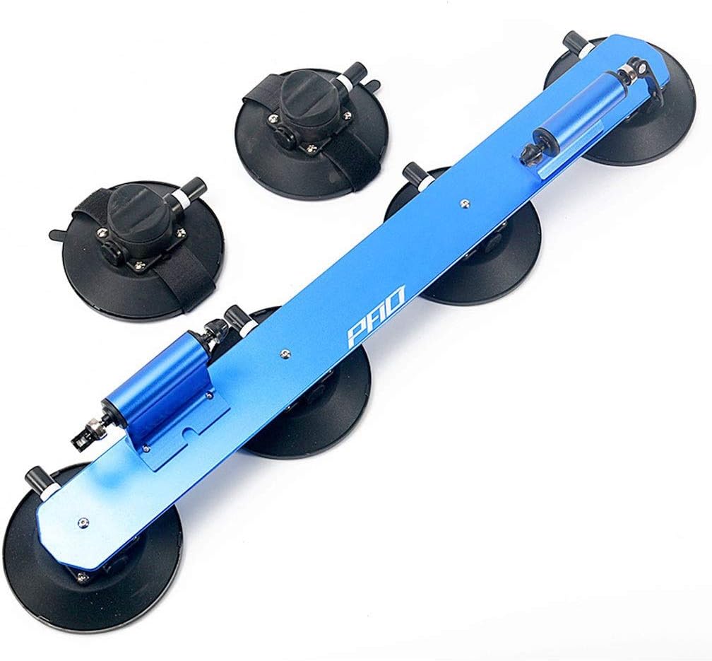 ZNND 3 Bike Cycle Carrier, Vacuum Mount Bike Rack Sucker Flight Deck Sports Outdoors Bike Accessories Roof Racks (Color : Blue, Size : C)