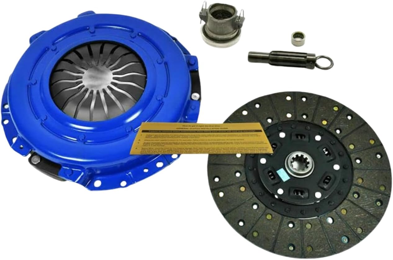EFT Stage 2 12" Clutch Kit for Dodge Ram 1500 Dakota Raider 3.7L 3.9L 4.7L 5.2L - OEM Replacement with 330 HP & 395 ft/lbs Torque Capacity - Durable & Reliable - Offers 12 Month Brand Warranty