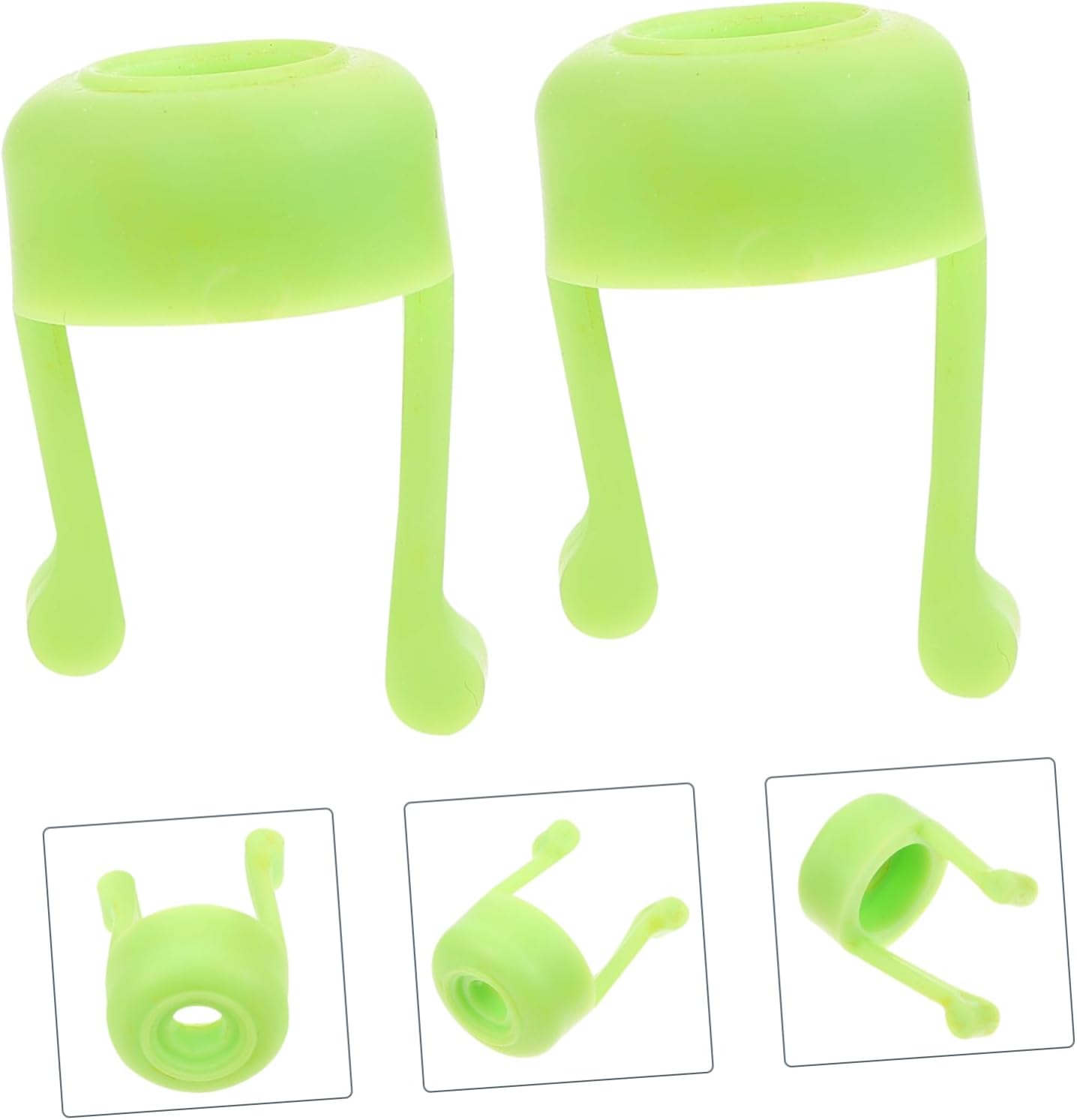 Gatuida 4pcs Portable Silicone Eye Drops Bottle Support Tools and Compact Eye Drops Guides for Easy Application