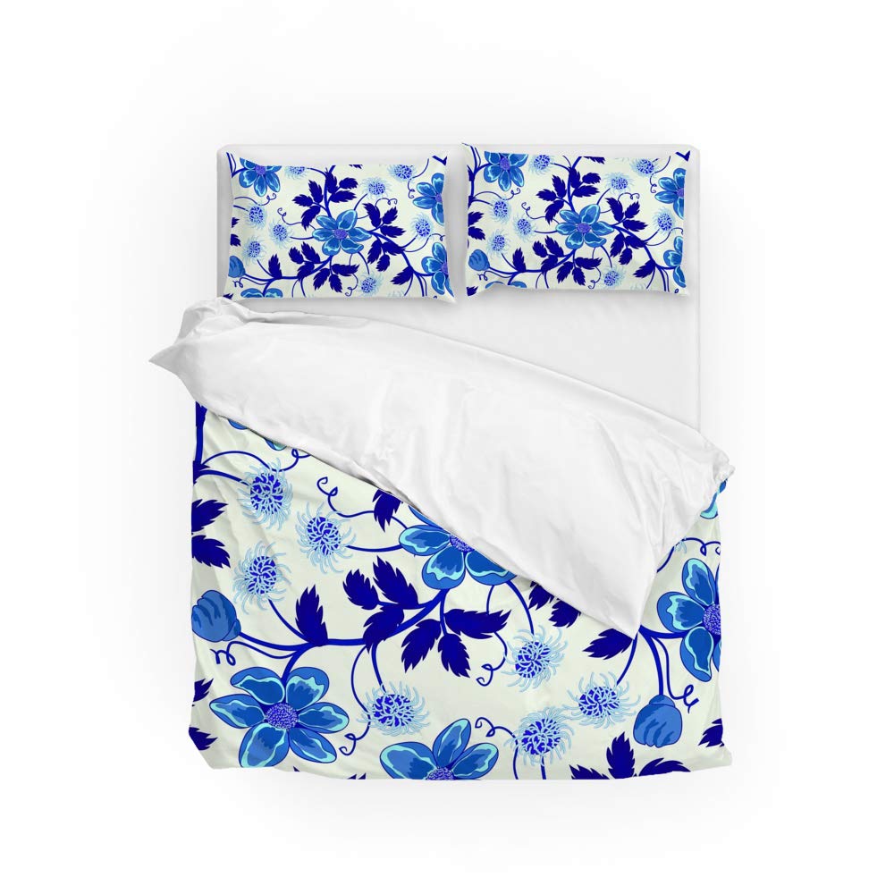 Linge de lit motif floral pour chambre parentale cocooning