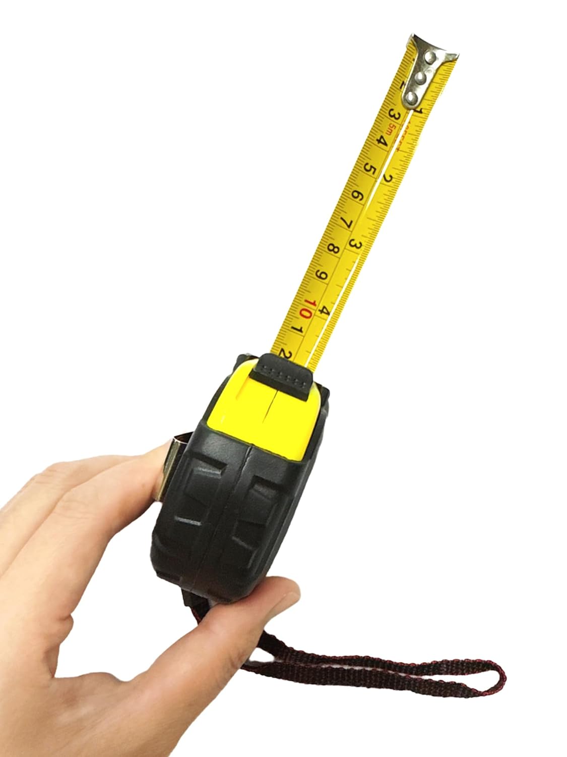16.5 Ft Tape Measure, Measuring Tape Extendable, Self-Locking Tape Measurer, Easy Read Imperial/Metric Scale Measurement Tape for Designer, Decorator, & Handicraftsman