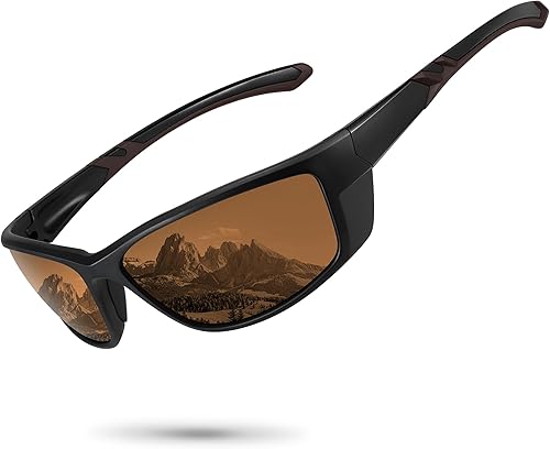 Gafas de sol polarizadas deportivas para hombres y mujeres, protección UV, para conducir, correr, ciclismo, pesca, gafas de sol