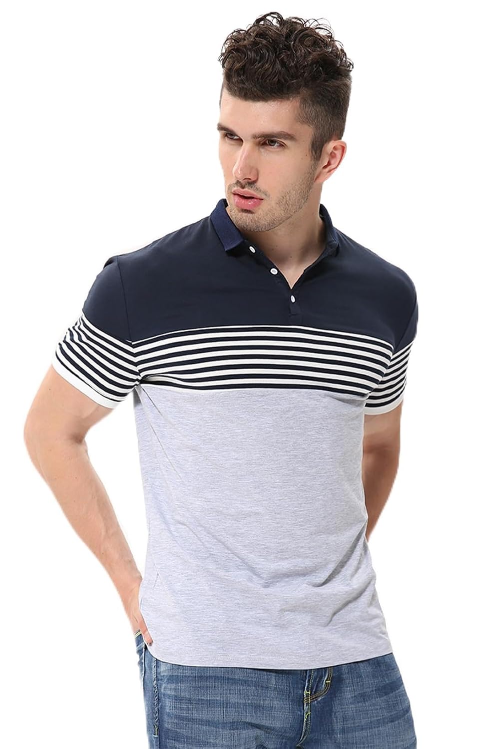 fanideaz Branded Mens Half Sleeve Cotton Striped Polo T-Shirt for Mens || Polo Tshirt for Men || Branded Tshirt for Men - Review, Price and Buying Guide