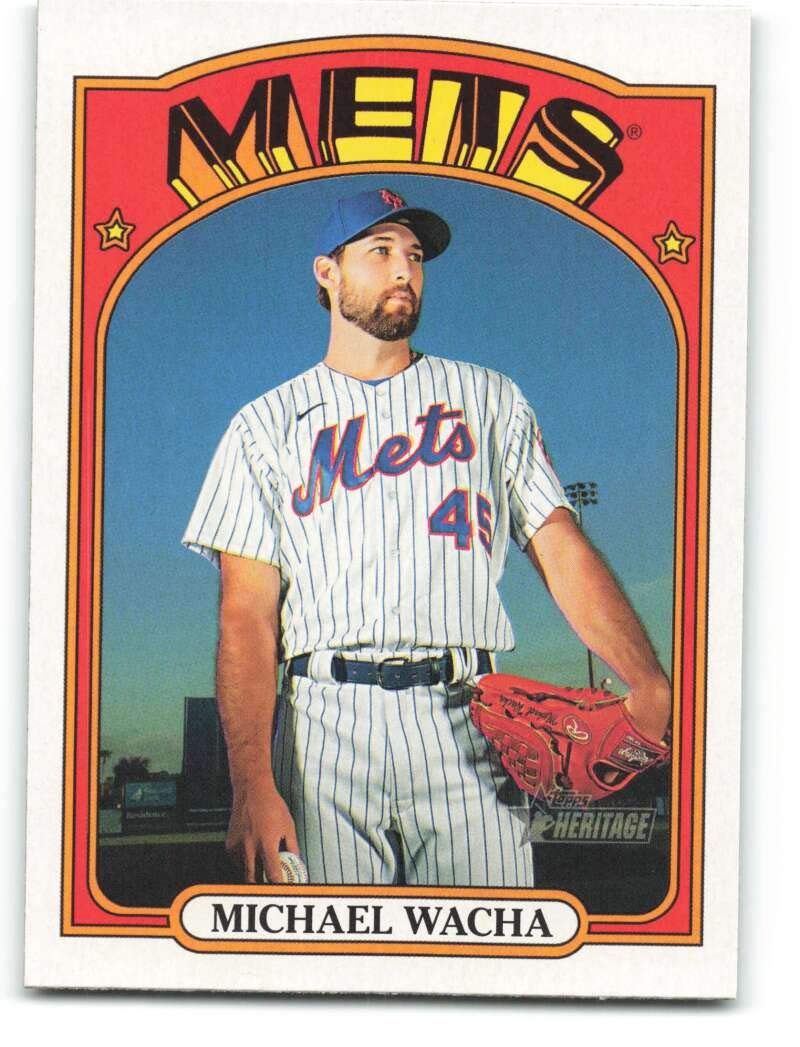 Amazon.com: 2021 Topps Heritage Baseball #344 Michael Wacha New