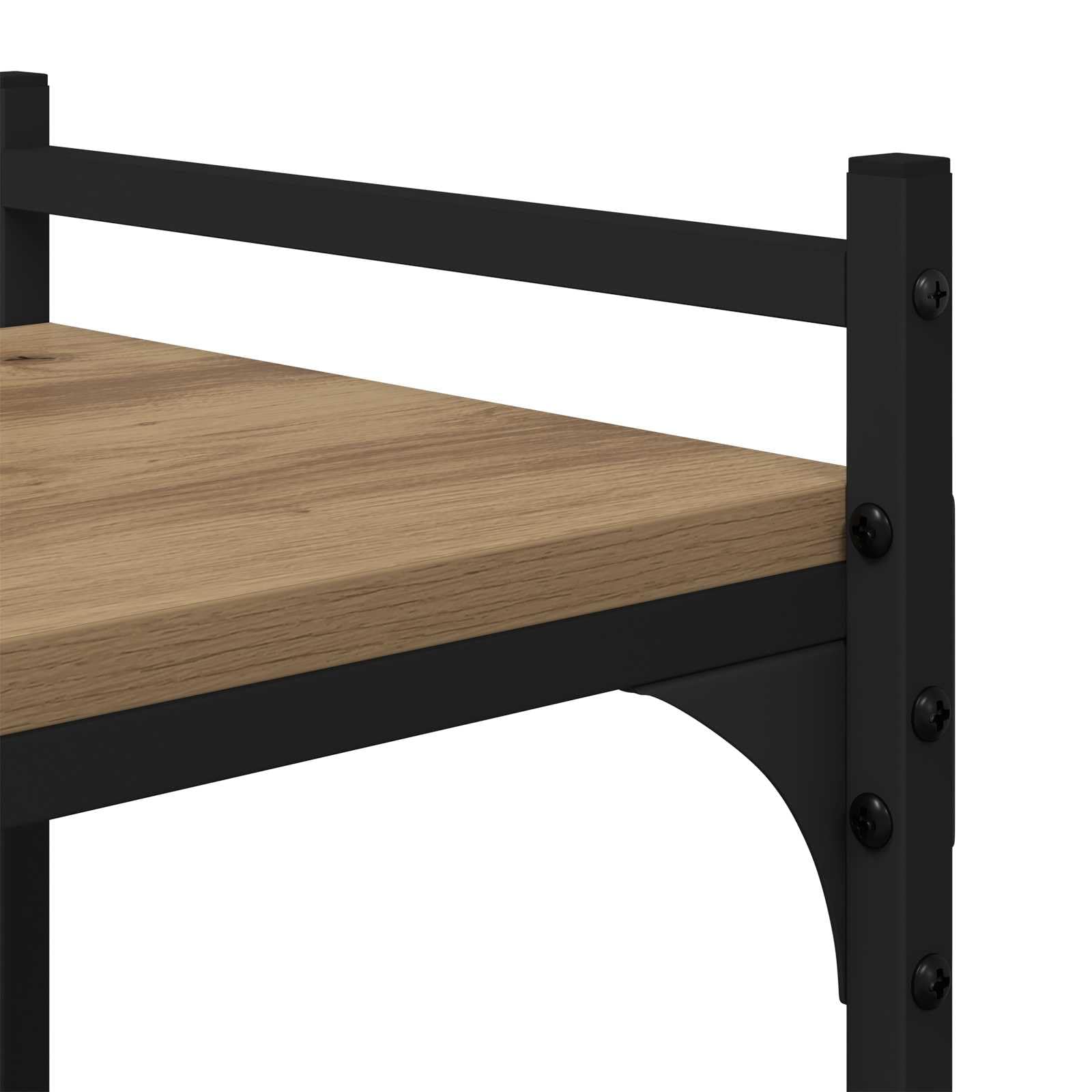 Generisch Bücherregal Artisan-Eiche 76 x 32 x 192 cm Holzwerkstoff,Möbel,Regalsysteme,Bücherregale Bücherschränke-882170
