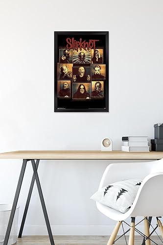Miniatura 25 de Trends International Slipknot - Póster de pared a prueba de balas, 34 pulgadas de largo x 22.4 W, paquete de póster y clip prémium Paquete de póster