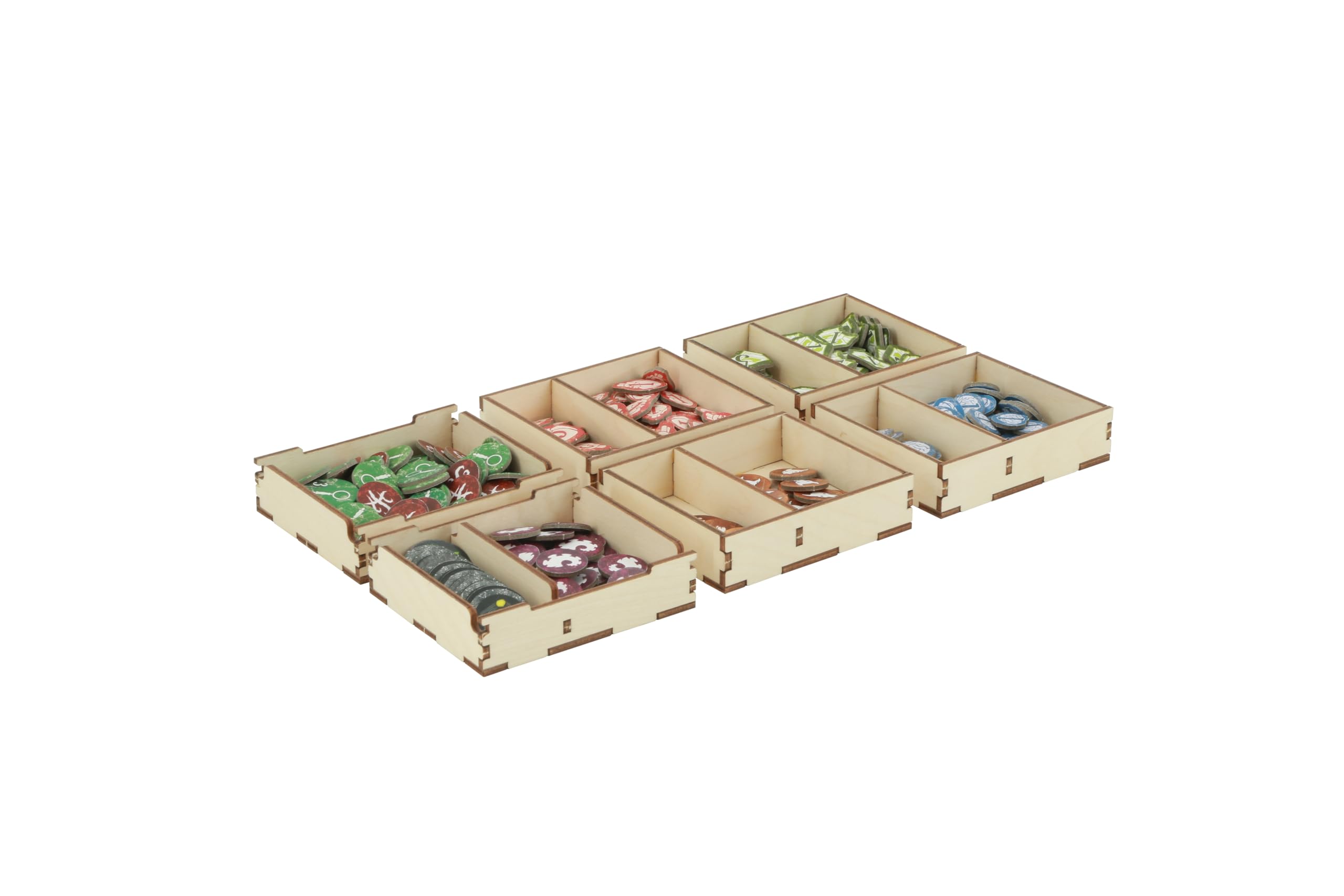 Amazon.com: The Broken Token Arkham Horror 3rd Edition Compatible Game  Organizer - Birch Wood Storage Box with Trays for Cards, Clues, Doom & More  - Compatible w/Dark Waves