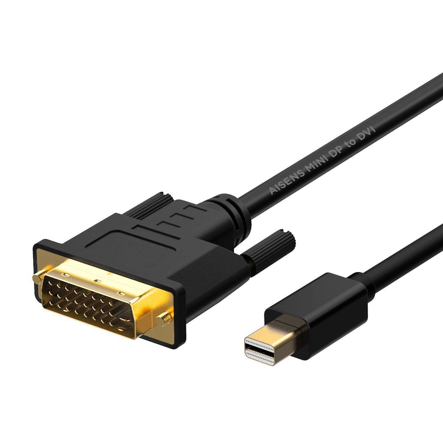 AISENS - A125-0363 cavo convertitore da mini dp a DVI, mini dp maschio a DVI maschio, nero, 2 m