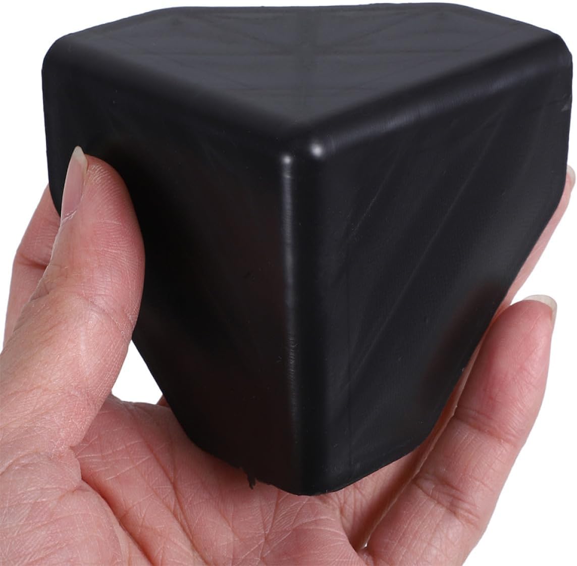 Alasum 100pcs Plastic Corner Protectors 60mm Carton Packing Corner Guards Black Thickened Edge Guards for Furniture and Suitcase Shipping Box Packaging