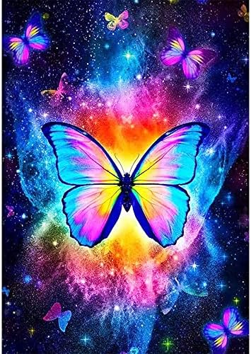 HMCEY 5D Diamond Painting Kits for Adults, Crystal Art Kits for Kids, DIY Diamond Painting, Art Diamond Painting, Stitch Embroidery Paintings for Home Wall Hallway and Stairs Decoration, 12x16in