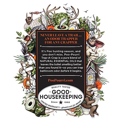 Poo-Pourri Before-You-Go Toilet Spray, Trap-A-Crap, 2 Fl Oz - Cedarwood And Citrus #TOP2