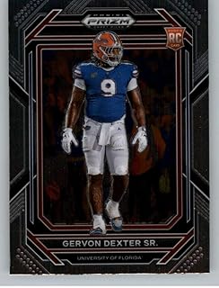 2023 Panini Prizm Draft Picks #193 Gervon Dexter Sr. Florida Gators RC Rookie Card Official NCAA Football Card in Raw (NM ...