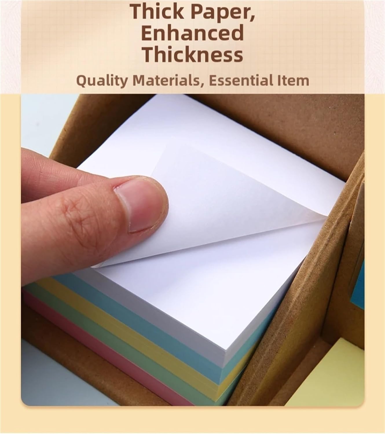 Sticky Note Holder 3pcs Boxed Sticky Notes, Index Labels, Reading , Stickers, Transparent Waterproof