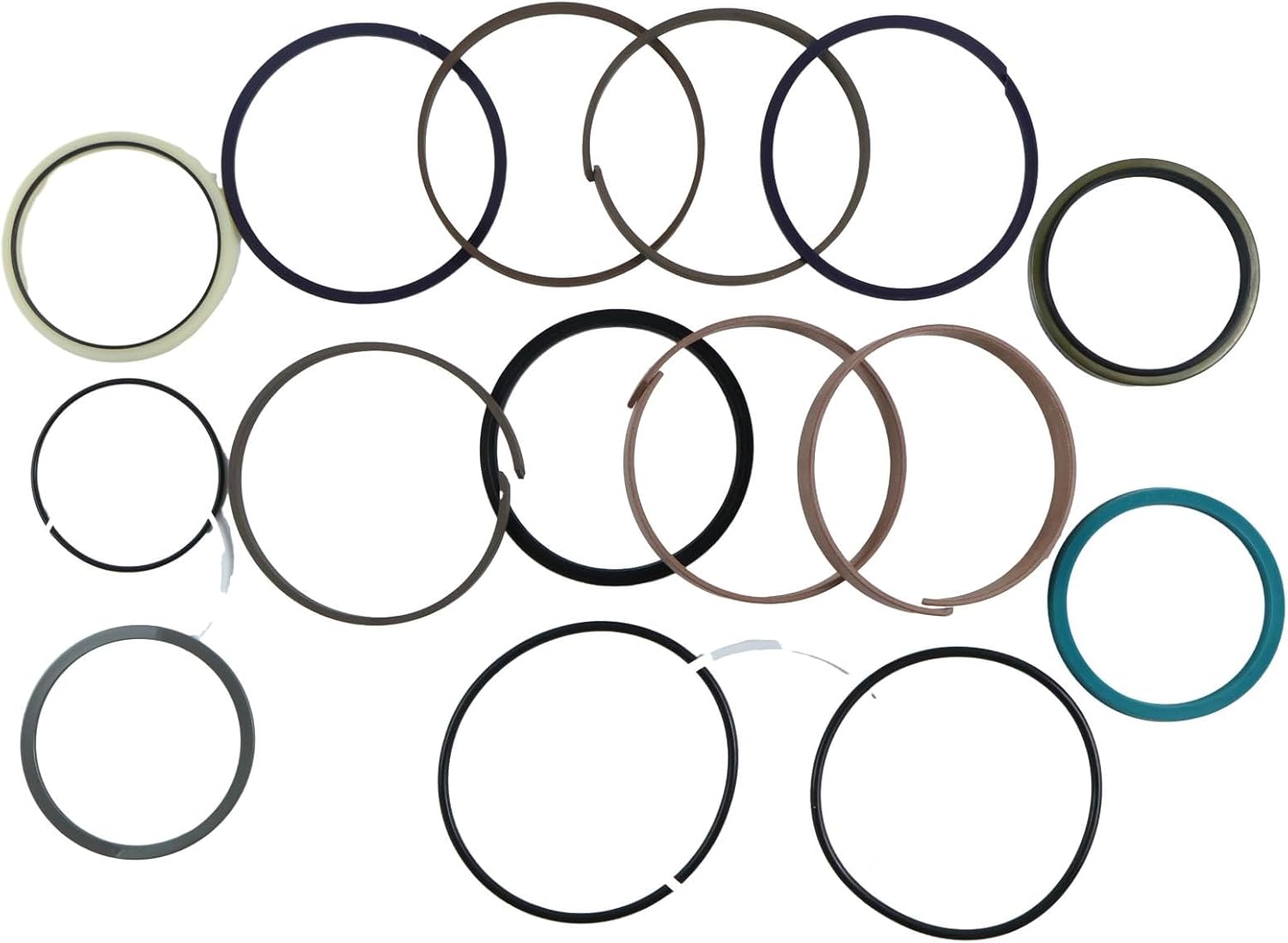Arm Cylinder Seal Kit Compatible with Hyundai R290LC-3 Excavator
