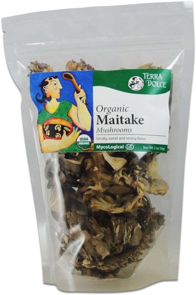 Terra Dolce, Dried Organic Maitake Mushrooms, 2 oz.