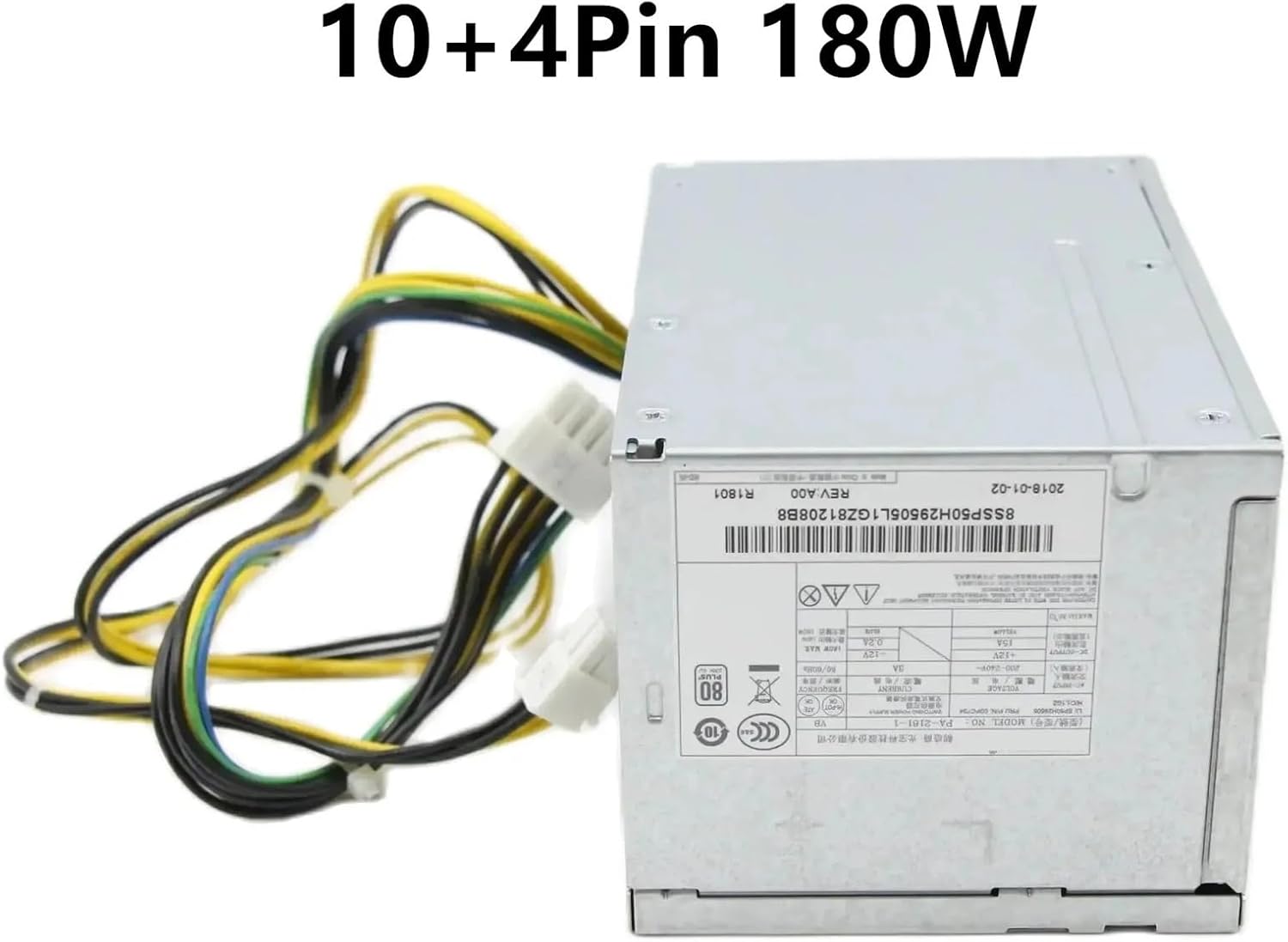PSU for 00PC734 54Y8932 00PC788 10+4Pin 180W Power Supply PA-2181-1 PCE027 PCE028 HK280-22PP HK280-21PP