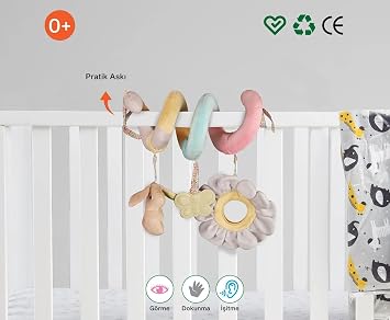 Been Spiral Stroller Toy - Spiral Puset Oyuncağı