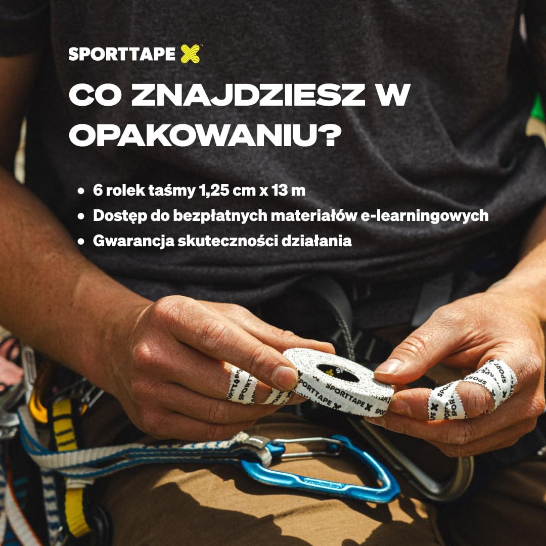 SPORTTAPE — 6 рулонов боксерской ленты, 1,25 см × 13 м, лента для обмотки перчаток, лодыжек, пальцев, запястий и ладоней, лента на основе оксида цинка, физиотерапевтическая лента для лечения спортивных травм,