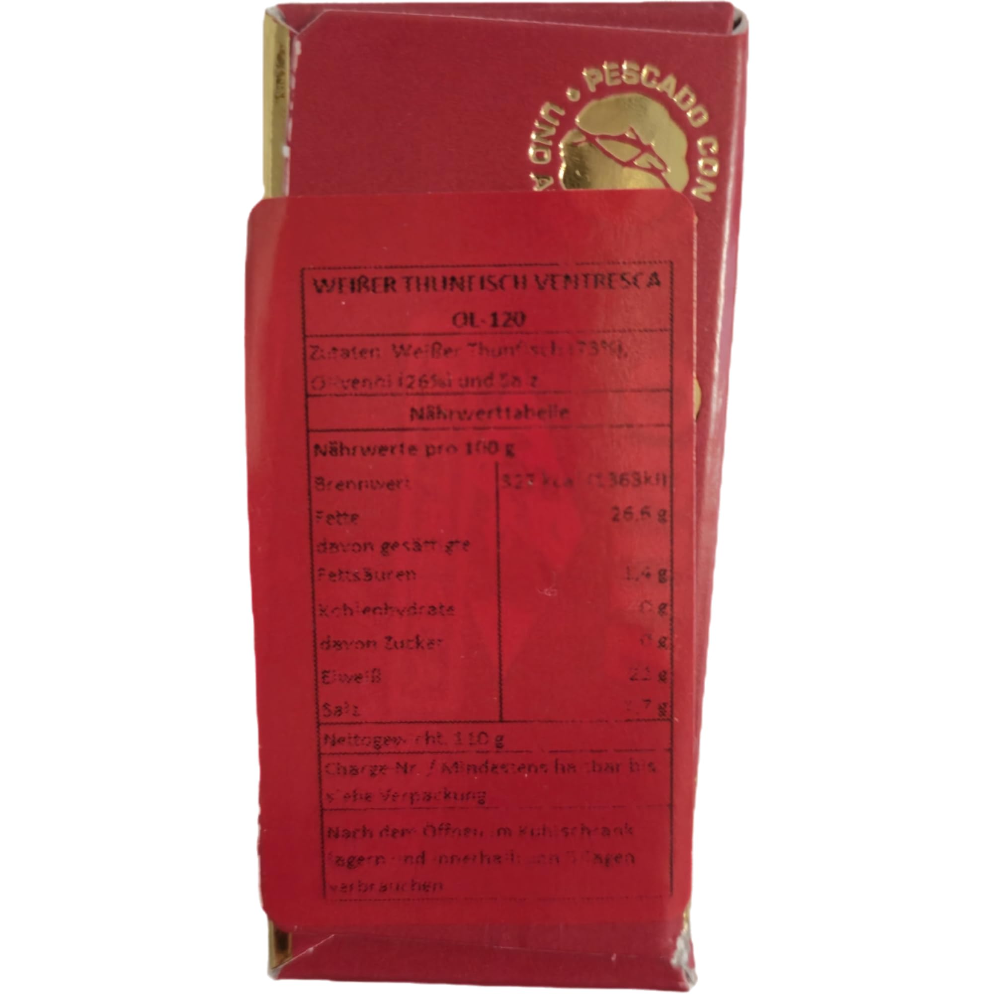 usy Bundle für Conservas Ortiz Ventresca de Bonito del Norte, weißer Thunfischbauch in Olivenöl 3er Pack (3x110g Dose) + usy Block