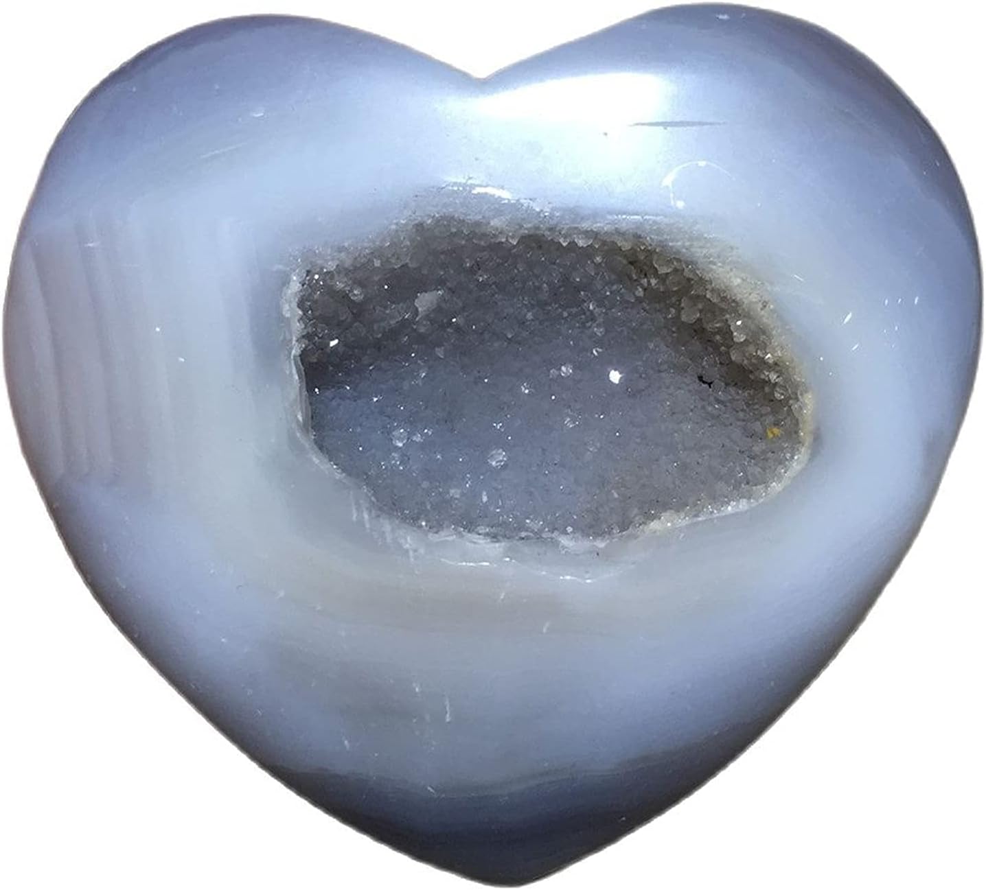 U/D Natural Agata Geode Cristalli Quarzo Chakra Druzy Gemtone Regalo  Itagliato Amore A Forma Complemento Pietra Keming lencicol Decorazioni per  il giardino Giardino e giardinaggio