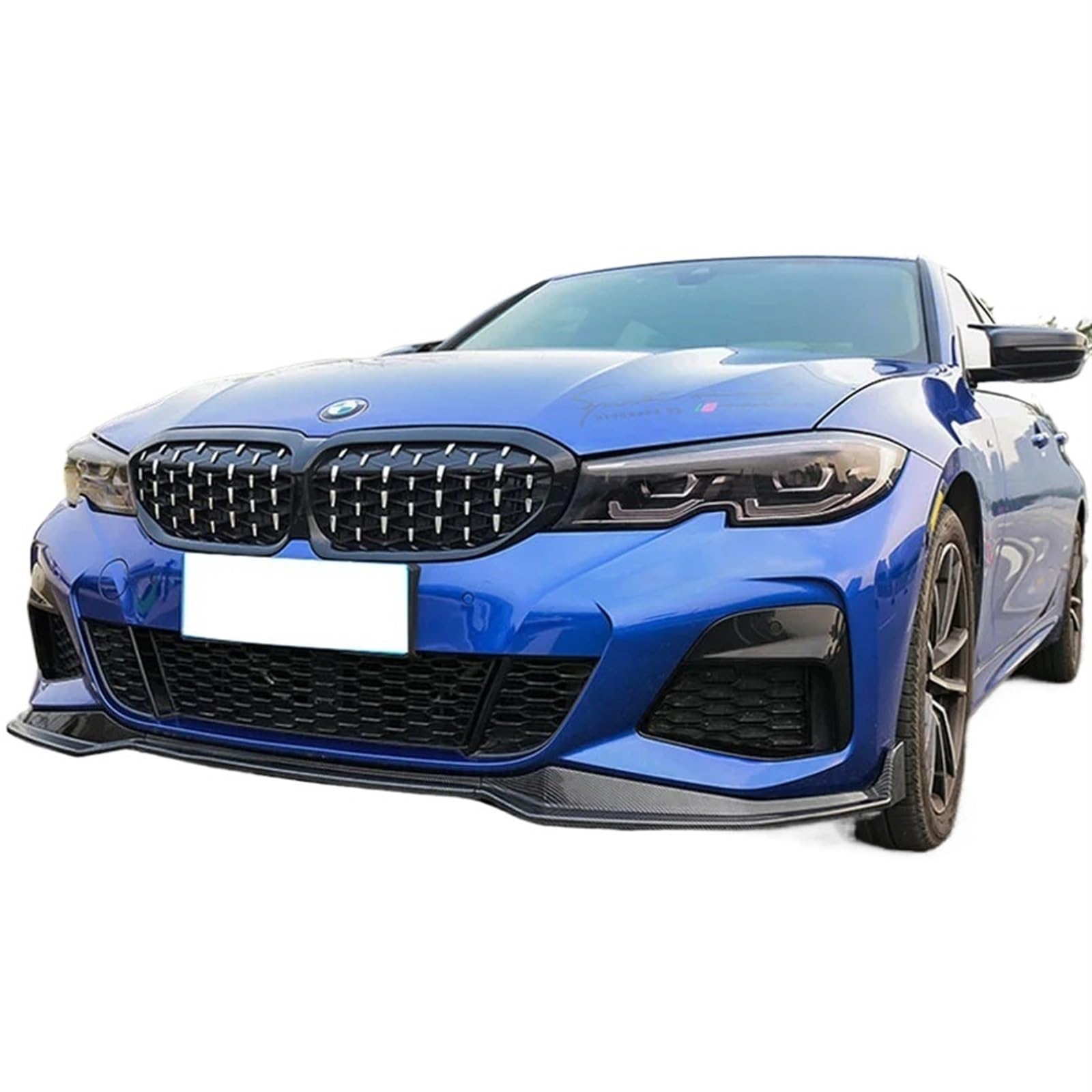 MCSTYEWR Przedni Zderzak Spoiler Kompatybilny z BMW 3 G20 G28 2020-2022