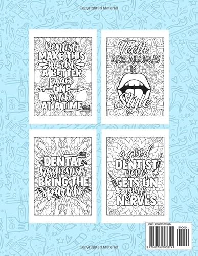 Dental Life Coloring Book: A Funny & Snarky Dental Office Gag Gift Idea For Dental Hygienists, Assis