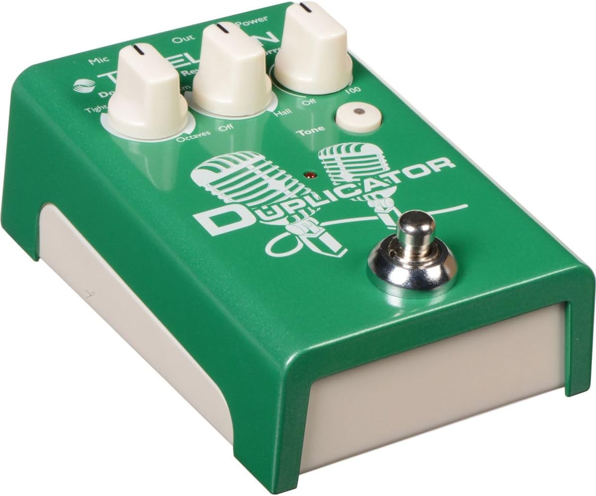 DUPLICATOR Ultra-Simple Vocal Effects Stompbox with Doubling, Reverb and Pitch Correction