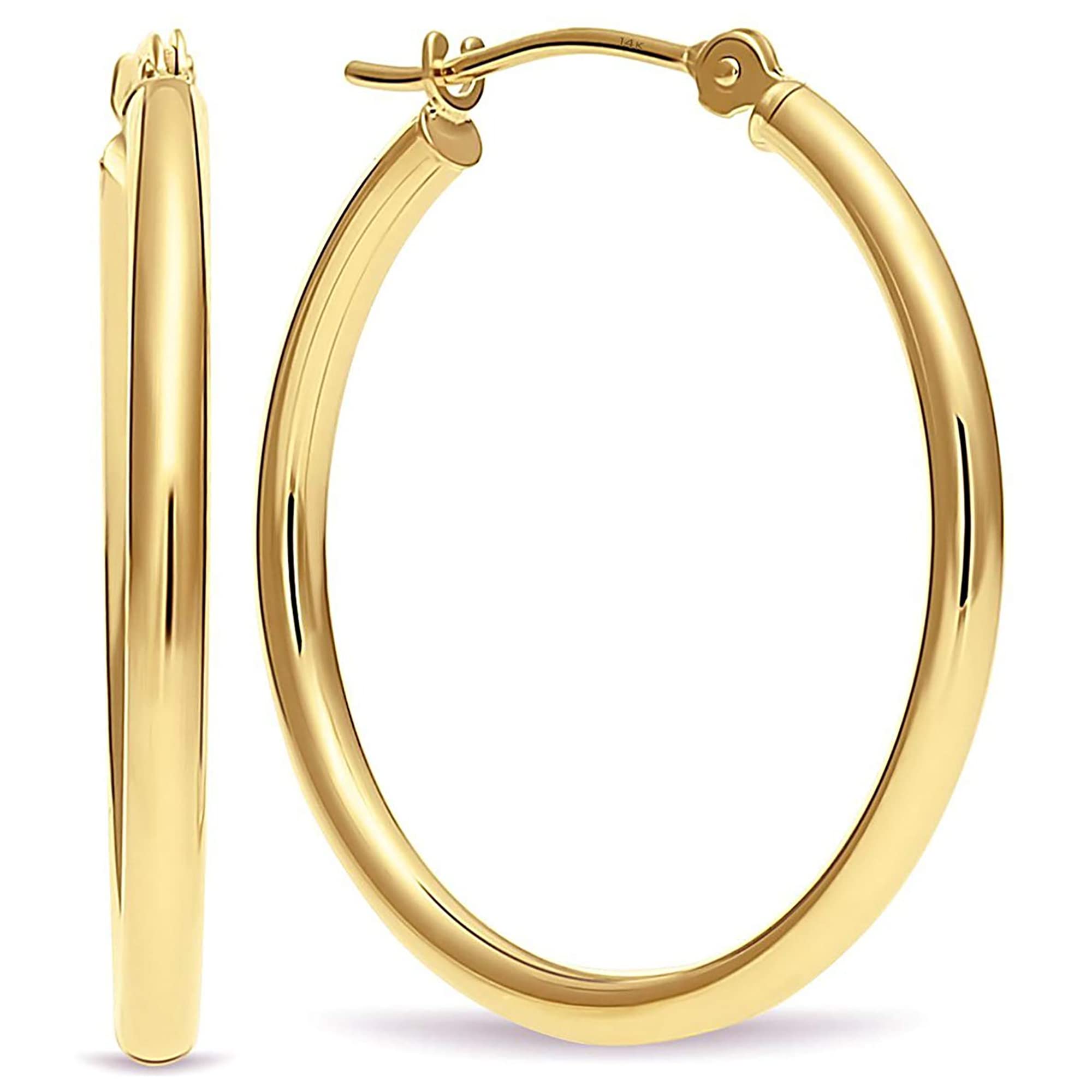 Art & Molly Classic 14K Gold Hoops