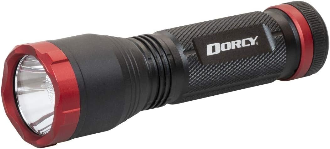 220-Lumen Ultra HD Series Flashlight, Aluminum, Black (41-4333), 9.20in. x 4.70in. x 1.75in.
