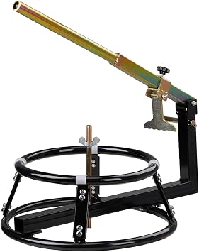 Motorcycle Tire Changer Stand, Fits 16"-21" Dirt Bike Wheels | Built-in Bead Breaker, Heavy-Duty Steel, Stable Base, Manual Tire Mounting & Removal, Garage & Workshop Use