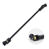 HOPLEX Stainless Steel Cut to Length Driveshaft 68-229mm U-Joint Drive Shaft for 1/10 RC Rig Crawler Sportys 1.9 Shafty Capra SCX10 DIY(Black)
