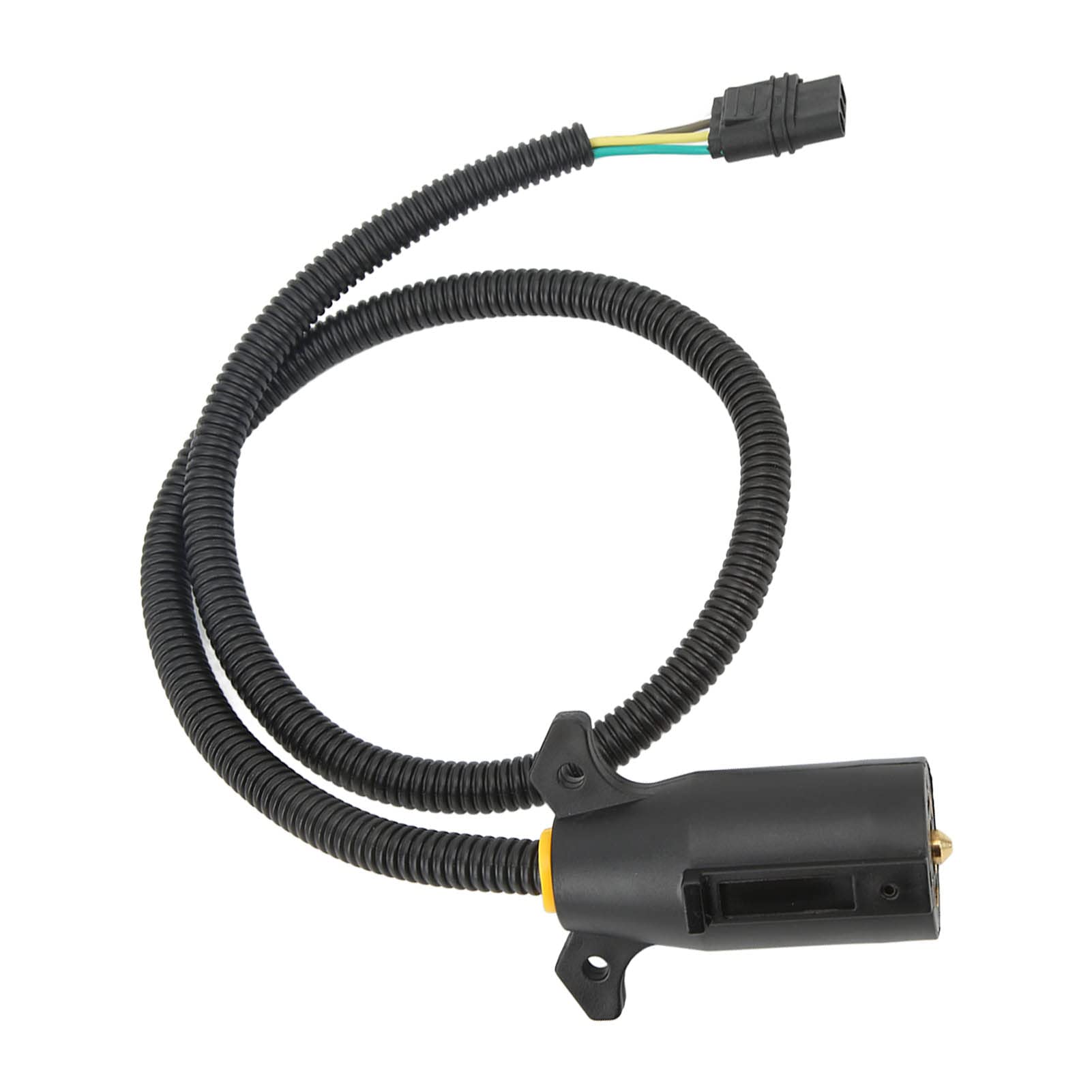 Ausla Cable Conector de Remolque de 7 Vías, Material Impermeable, Convierte Arnés de Cableado Eléctrico Duradero Plano de 7 Vías en 4 para Remolques, Caravanas, Autocaravanas